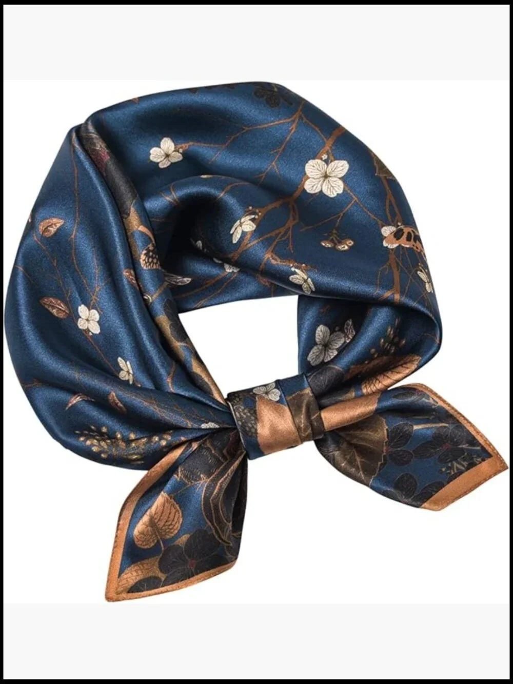 Mulberry Silk Square Scarf Lightweight Neck Scarf Gift Ready for Women